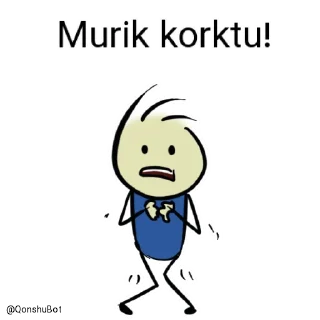 😰 emoji Murik @Qonshubot Telegram sticker 15 of 31