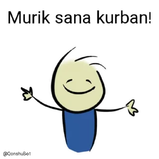 🤗 emoji Murik @Qonshubot Telegram sticker 18 of 31