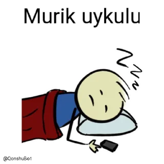 😴 emoji Murik @Qonshubot Telegram sticker 17 of 31