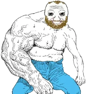 🤤 emoji unusual wojak pack Telegram sticker 3 of 120