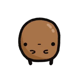 🥔 emoji Sad Potato | @HyalineWings ' 🥔 Telegram sticker 11 of 107