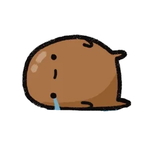 🥔 emoji Sad Potato | @HyalineWings ' 🥔 Telegram sticker 9 of 107
