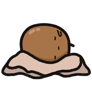 🥔 emoji Sad Potato | @HyalineWings ' 🥔 Telegram sticker 20 of 107