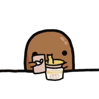 🥔 emoji Sad Potato | @HyalineWings ' 🥔 Telegram sticker 8 of 107