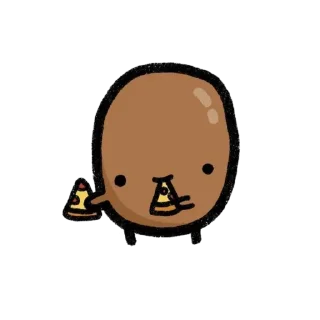🥔 emoji Sad Potato | @HyalineWings ' 🥔 Telegram sticker 16 of 107