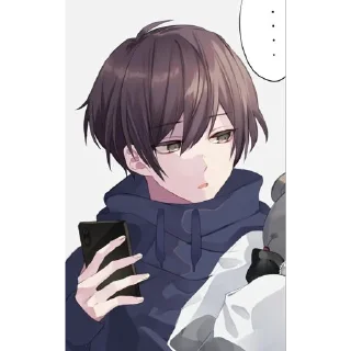 😑 emoji (Menhera-kun)by: @awesome_fun3 Telegram sticker 16 of 25