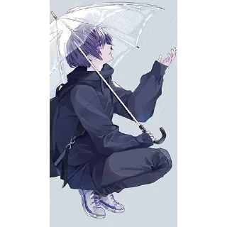 🙄 emoji (Menhera-kun)by: @awesome_fun3 Telegram sticker 15 of 25