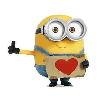 💟 emoji миньончики Telegram sticker 17 of 51