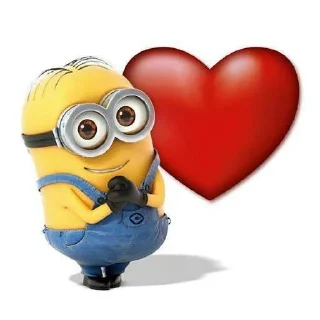 ❤️ emoji миньончики Telegram sticker 10 of 51