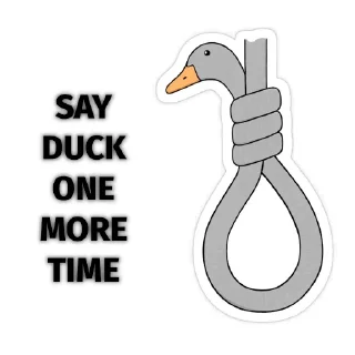 🦆 emoji traps are gay | kang pack Telegram sticker 9 of 67