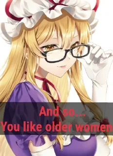 😏 emoji We like Older Woman Telegram sticker 10 of 92