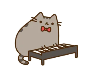 🎹 emoji Pusheen Telegram sticker 16 of 60