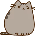😔 emoji Pusheen Telegram sticker 17 of 62