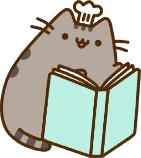 👨‍🍳 emoji Pusheen Telegram sticker 18 of 60