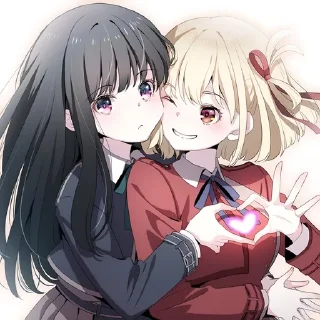 💛 emoji 💛💜| Chisato & Takina @KurumiFan ⛩️ Telegram sticker 7 of 120