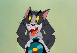 🤤 emoji @DogSnoobs Tom & Jerry Telegram sticker 20 of 120