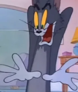 😱 emoji @DogSnoobs Tom & Jerry Telegram sticker 19 of 120