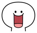 Sticker from Spoiled Rabbit Smile Person Face