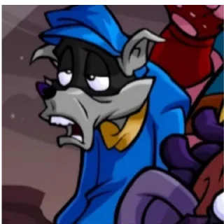 Sticker from Sly Cooper