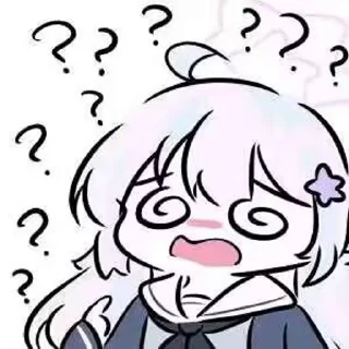⁉ emoji 喵梦杂图 Telegram sticker 7 of 110