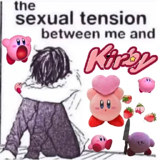 ♥️ emoji the sexual tension between me and @weeklyshitposting Telegram sticker 16 of 70