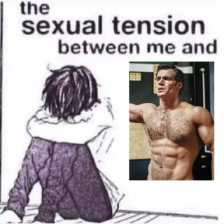 ♥️ emoji the sexual tension between me and @weeklyshitposting Telegram sticker 6 of 70