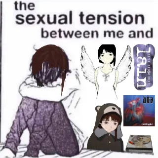 ♥️ emoji the sexual tension between me and @weeklyshitposting Telegram sticker 11 of 70
