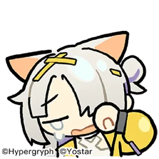 😢 emoji [Arknights] Take a break Telegram sticker 11 of 16