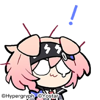 😢 emoji [Arknights] Take a break Telegram sticker 7 of 16