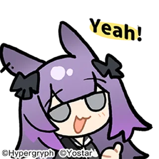 👍 emoji [Arknights] Take a break Telegram sticker 2 of 16