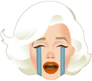 😭 emoji @Beautifulstickers💃Marilymoji💃 Telegram sticker 8 of 90