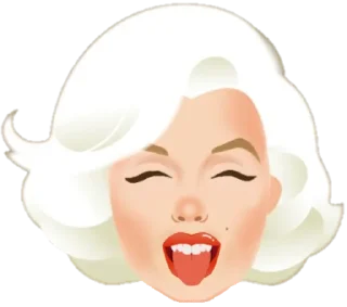 😝 emoji @Beautifulstickers💃Marilymoji💃 Telegram sticker 6 of 90