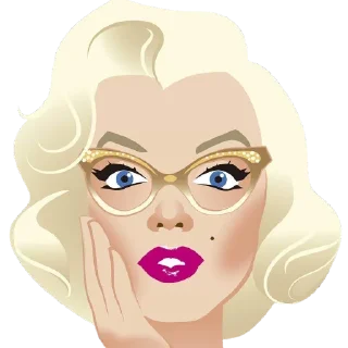 😱 emoji @Beautifulstickers💃Marilymoji💃 Telegram sticker 16 of 90