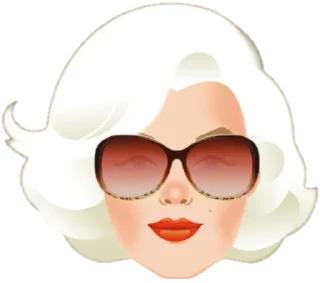 😎 emoji @Beautifulstickers💃Marilymoji💃 Telegram sticker 18 of 90