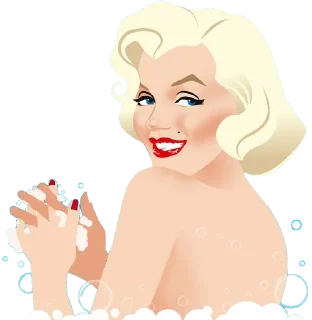 🧼 emoji @Beautifulstickers💃Marilymoji💃 Telegram sticker 24 of 90