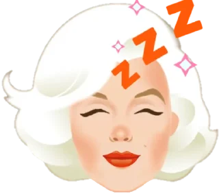 😴 emoji @Beautifulstickers💃Marilymoji💃 Telegram sticker 9 of 90