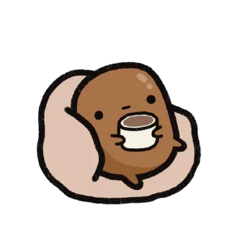 🥔 emoji Sad Potato | @HyalineWings ' 🥔 Telegram sticker 17 of 107