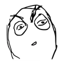 😕 emoji Meme Sticker Pack Telegram sticker 9 of 75