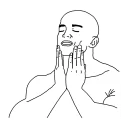 😌 emoji Meme Sticker Pack Telegram sticker 17 of 75