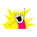 🙋 emoji Meme Sticker Pack Telegram sticker 14 of 75