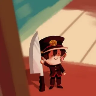 🔪 emoji Hanako Kun Telegram sticker 15 of 20