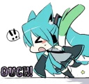 😣 emoji Vocaloid [รקร] Telegram sticker 16 of 120