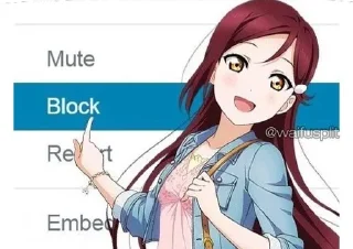 😁 emoji Anime Reactions Telegram sticker 6 of 45