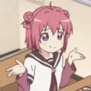 🤷‍♀️ emoji Anime Reactions Telegram sticker 8 of 45