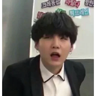 🙂 emoji yoongi♡ Telegram sticker 9 of 30