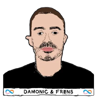 Sticker from Damonic&frens