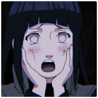 😁 emoji Hinata 💜✨ Telegram sticker 13 of 27