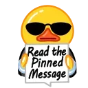 📌 emoji ✍️ Utya is writing... Telegram sticker 16 of 21