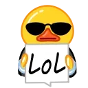 😂 emoji ✍️ Utya is writing... Telegram sticker 7 of 21