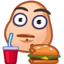 🍔 emoji 'Memes | @iStickerLand, Telegram sticker 12 of 50